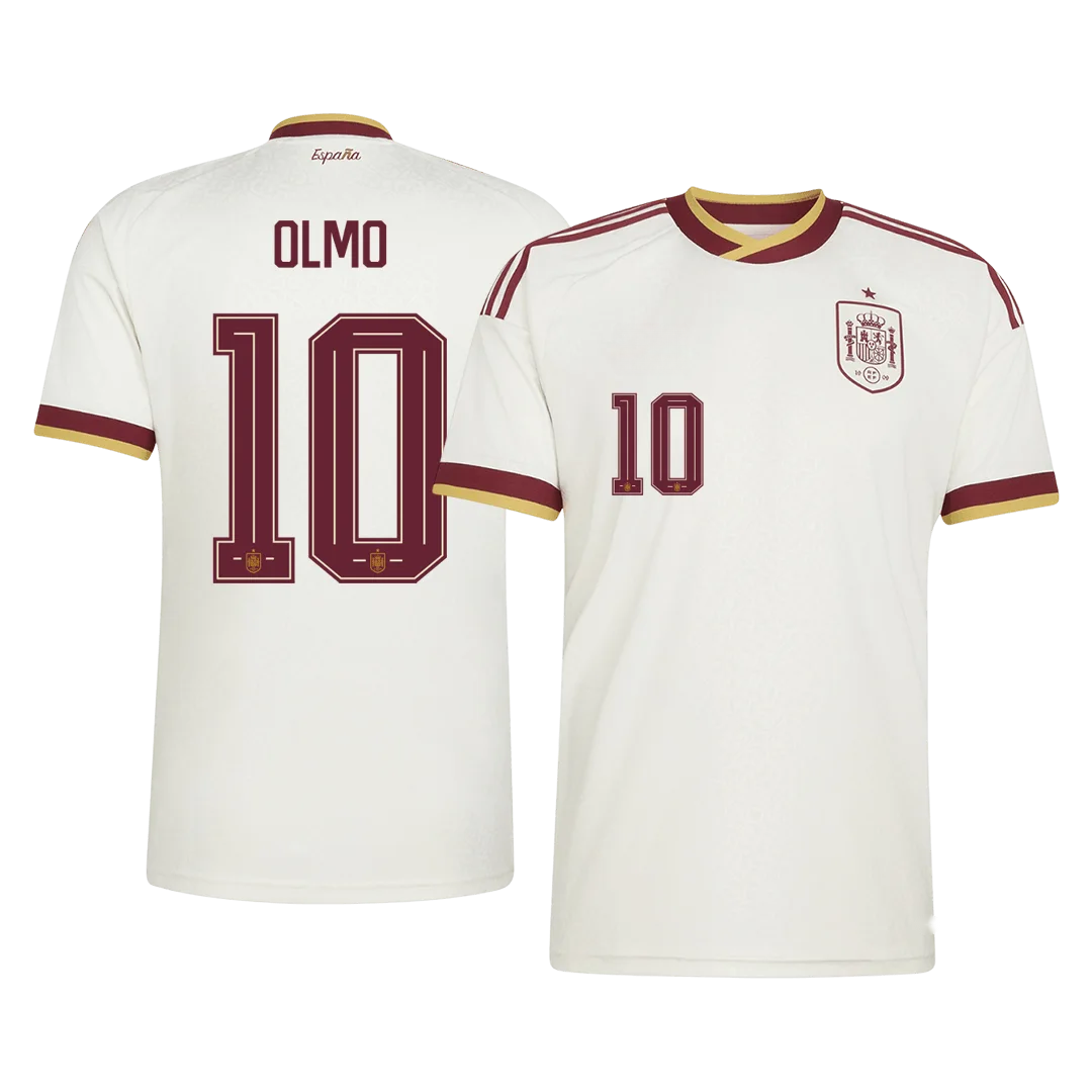OLMO #10 Spain Away Soccer Jersey World Cup 2026