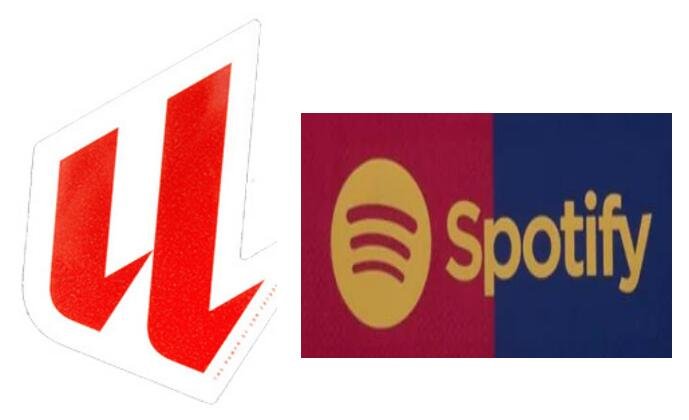 24/25 La Liga Badge & 24/25 Spotify Logo (Gold) & AMBILIGHT tv