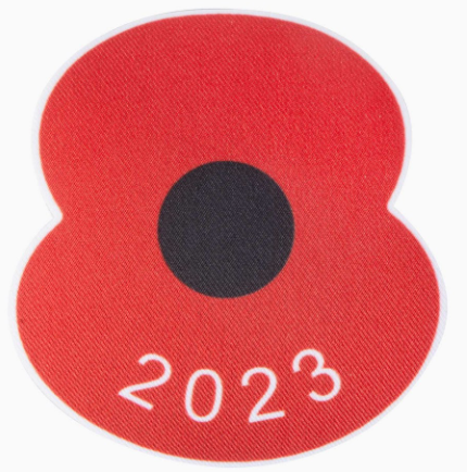 2023 British Legion Poppy Badge