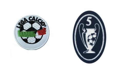 Lega Calcio Patch & Retro Honor 5 Cups Badges