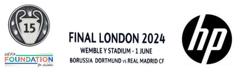 FINAL LONDON 2024 & UCL Champion 15 & UEFA Foundation & HP Sponsor