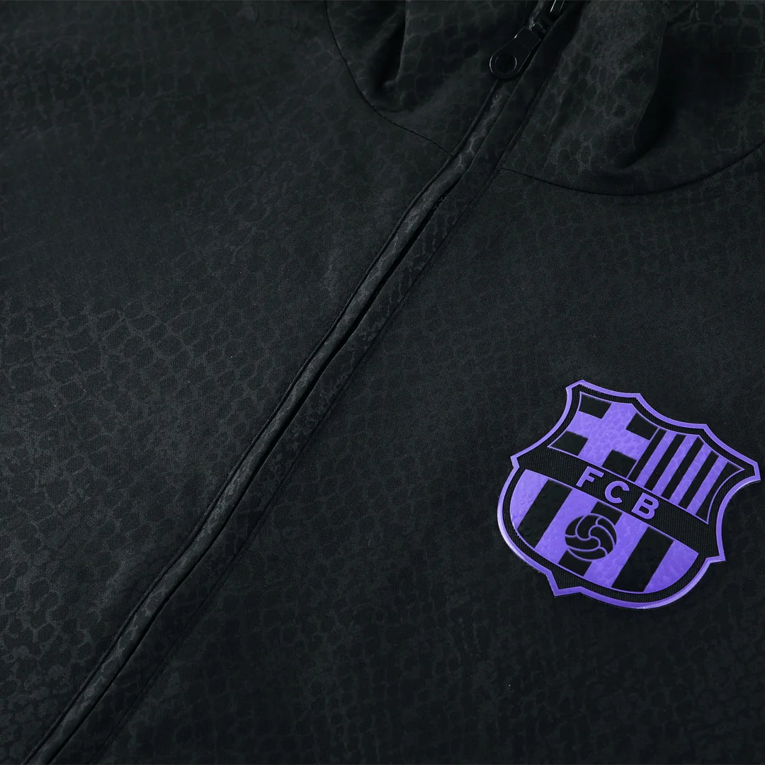Barcelona Windbreaker Jacket 2025/26 – Black