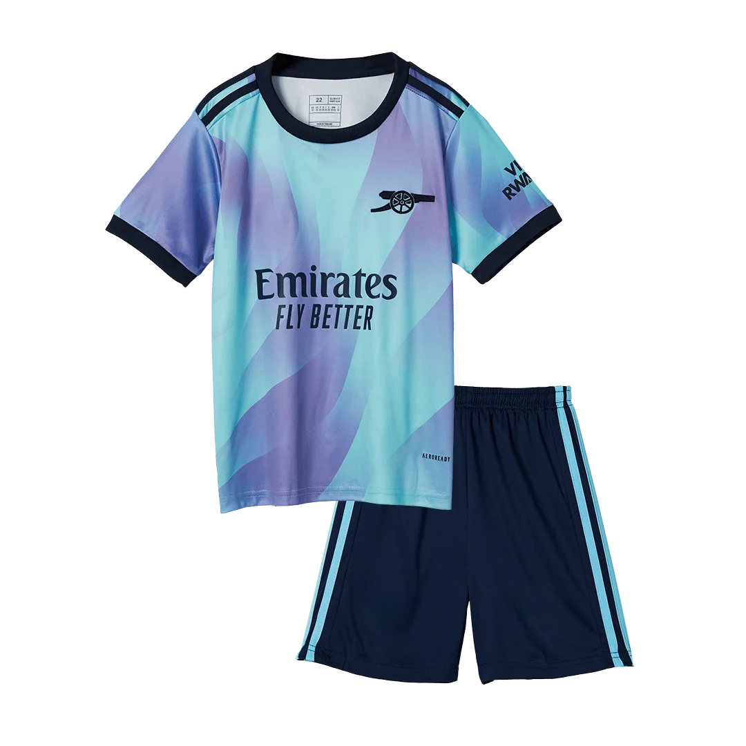 Arsenal Third Away Kids Soccer Jerseys Kit