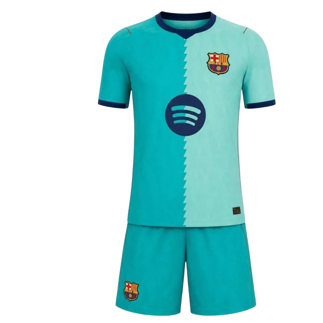 Barcelona Third Away Kids Soccer Jerseys Kit 2026/27