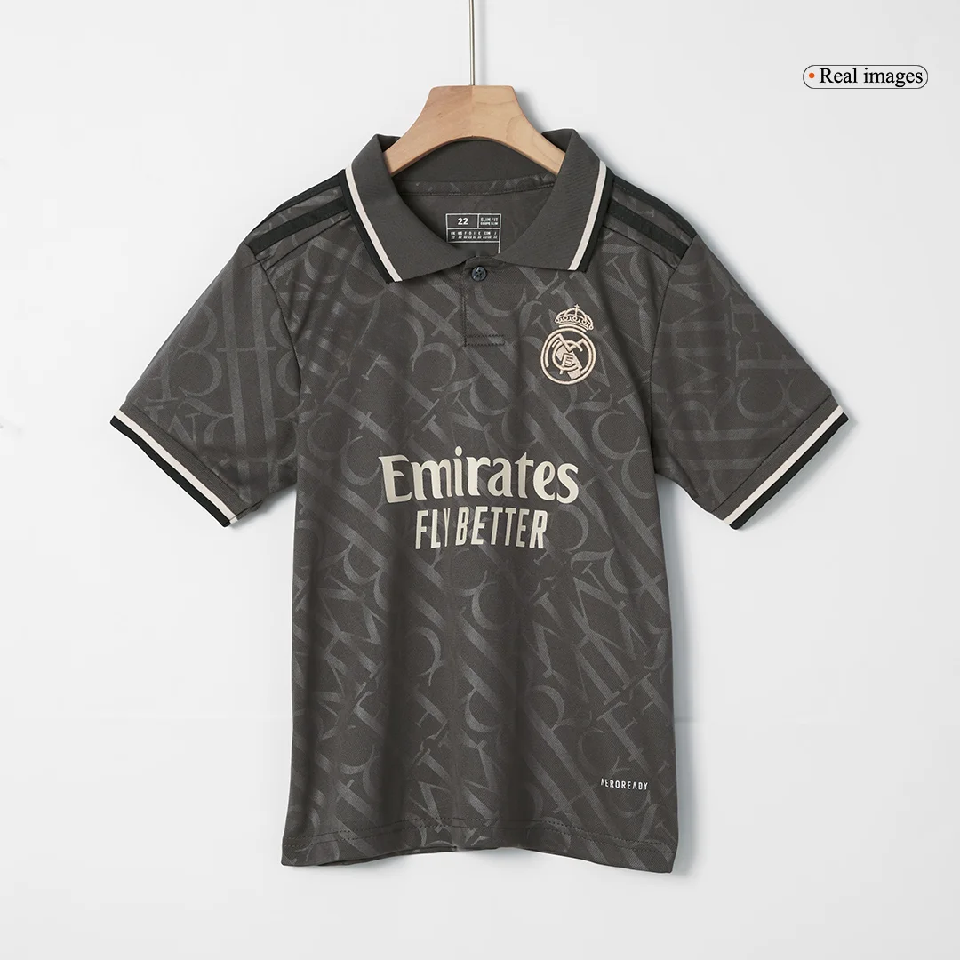 Real Madrid Third Away Kids Soccer Jerseys Kit