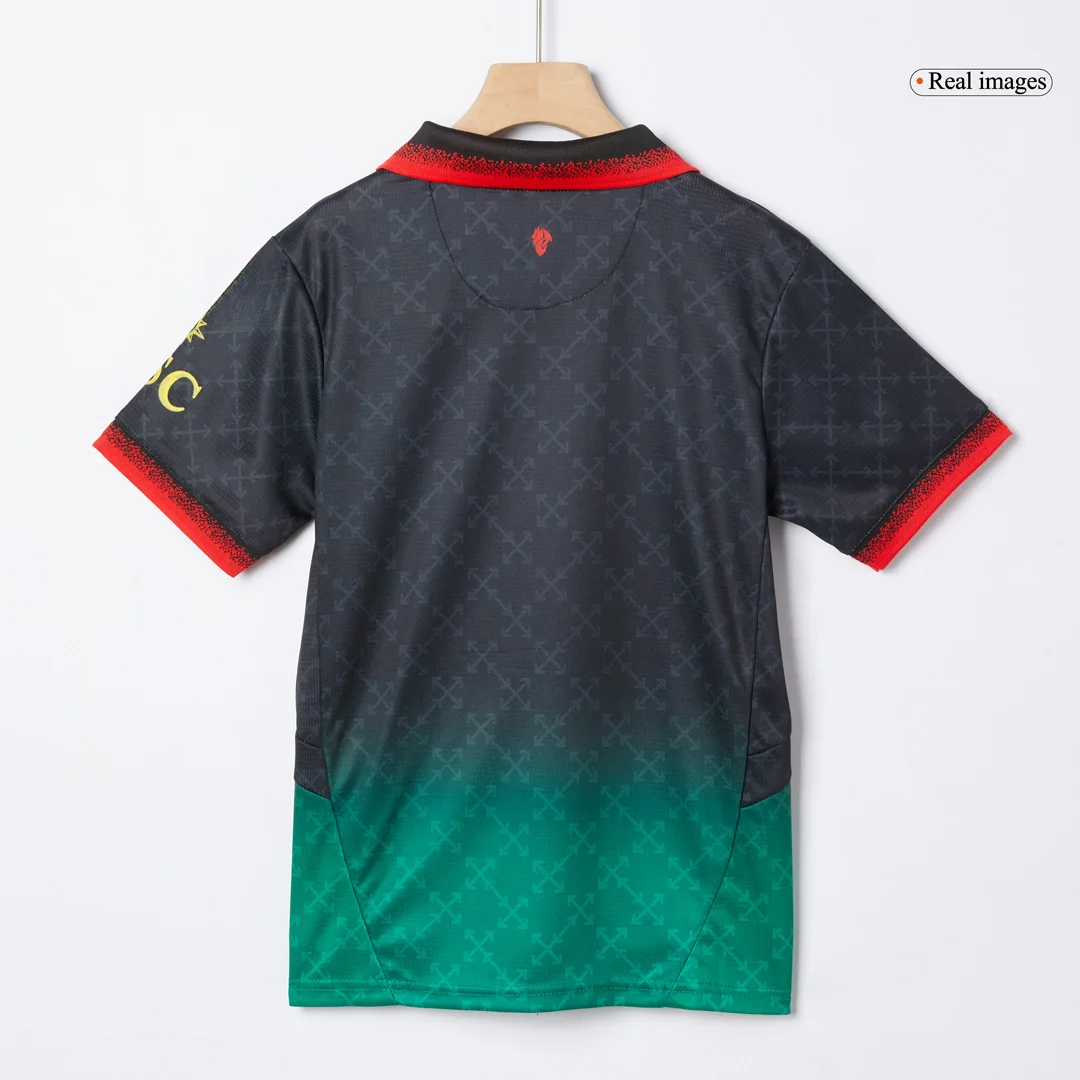 AC Milan Fourth Away Kids Soccer Jerseys Kit