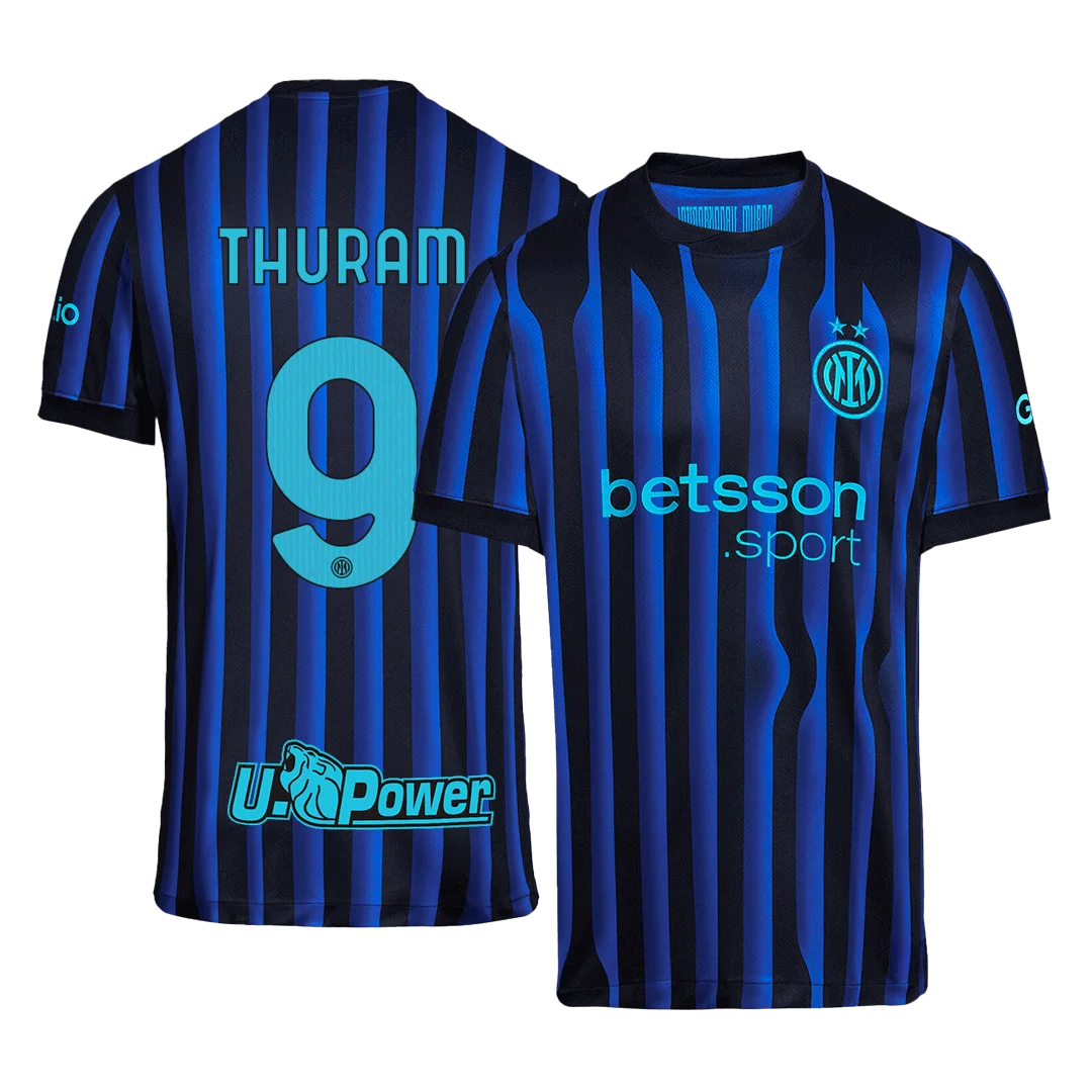 THURAM #9 Inter Milan Home Soccer Jersey 2025/26