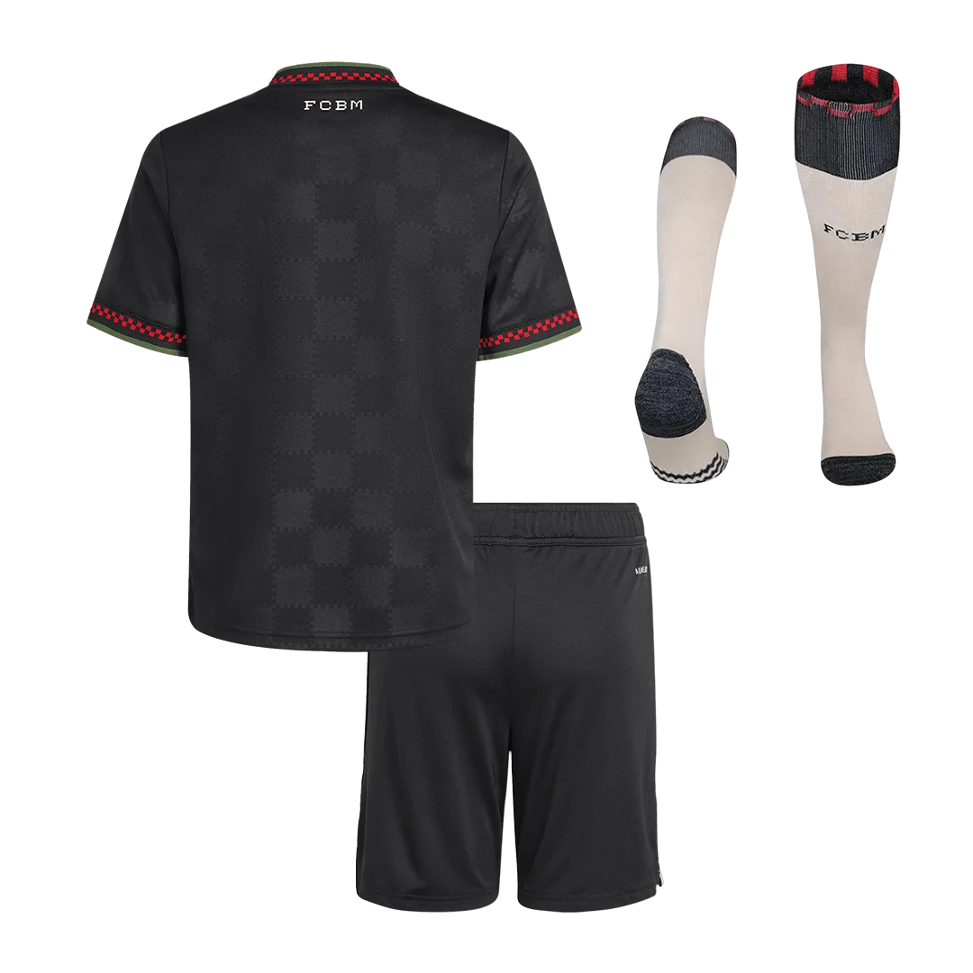 Bayern Munich Third Away Kids Soccer Jerseys Full Kit 2025/26