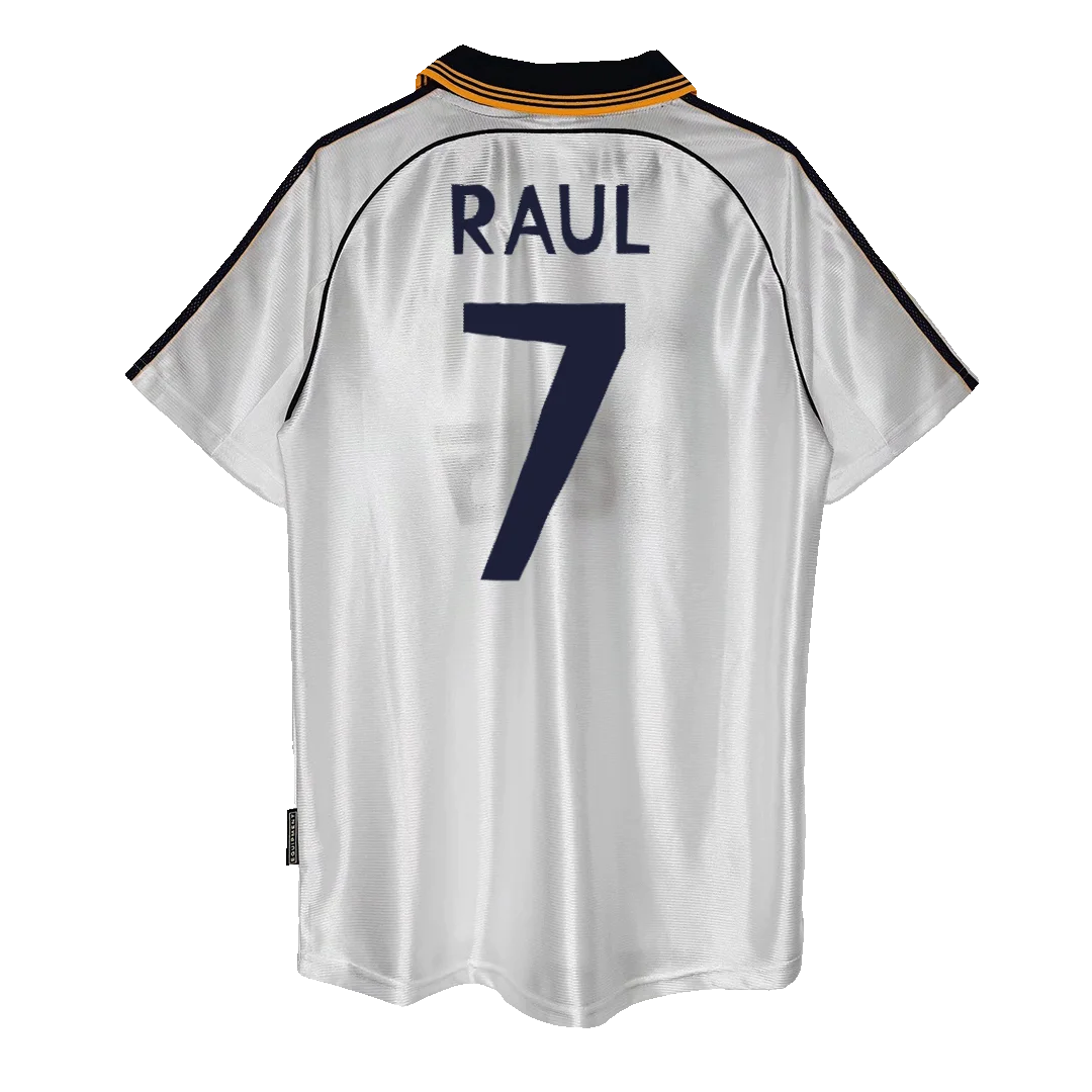 Retro Soccer Jersey RAUL #7 Real Madrid Home 1999/00