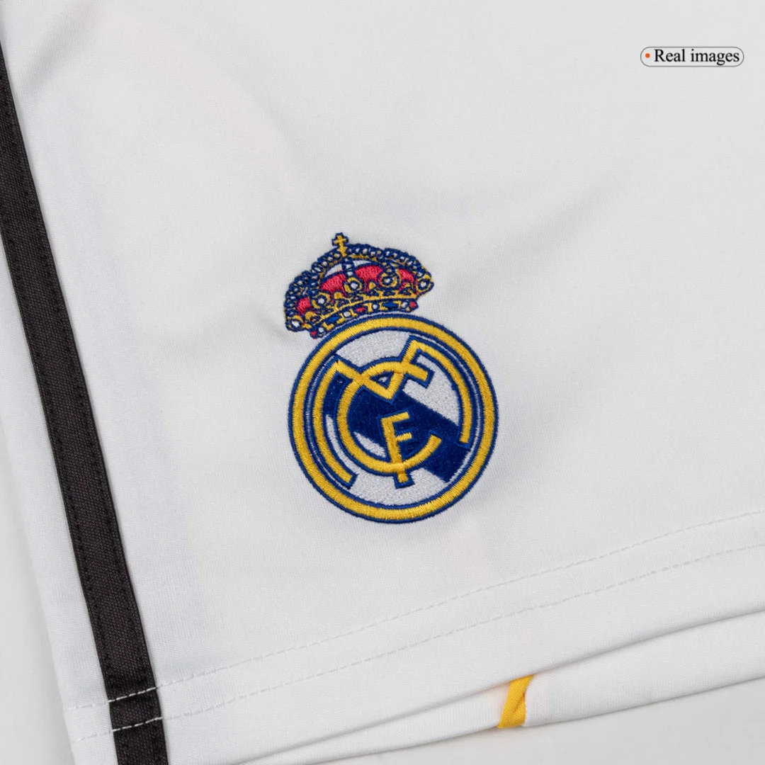 Real Madrid Home Kids Soccer Jerseys Kit 2025/26