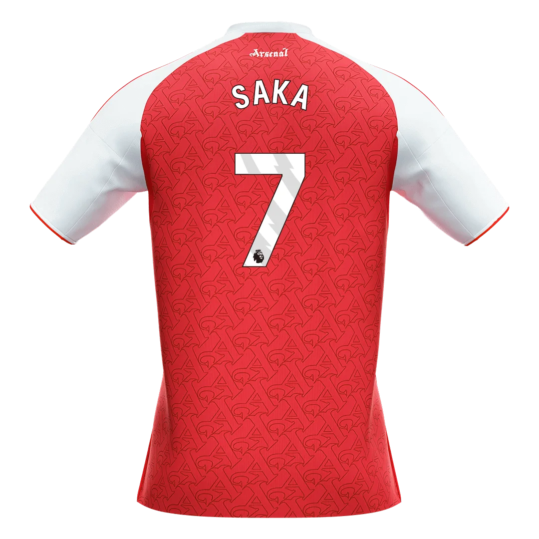 SAKA #7 Arsenal Home Soccer Jersey 2025/26