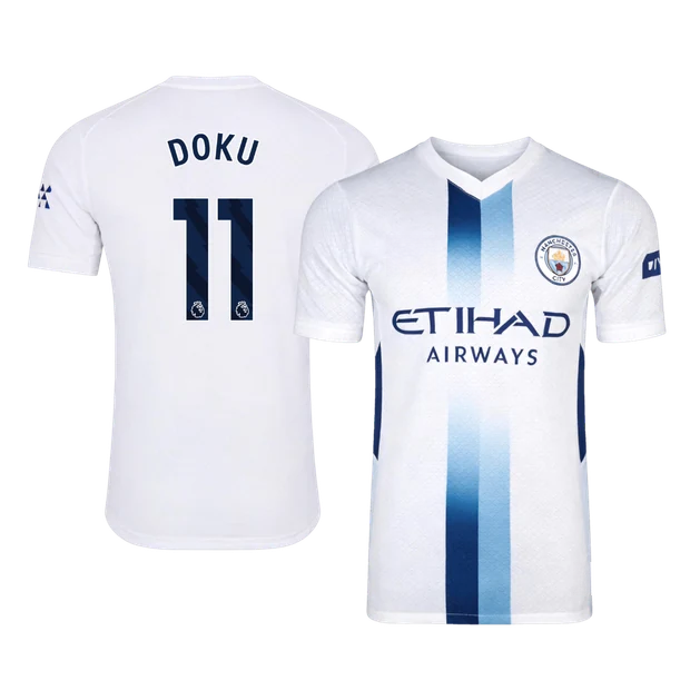 DOKU #11 Manchester City Third Away Player Version Jersey 2026/27