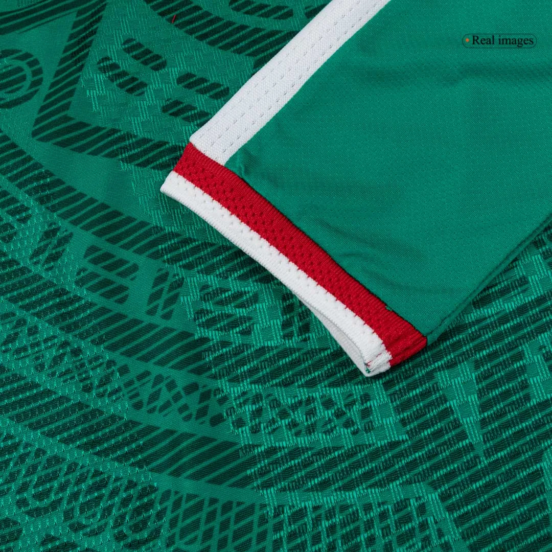 Mexico Home Long Sleeve Player Version Jersey World Cup 2026