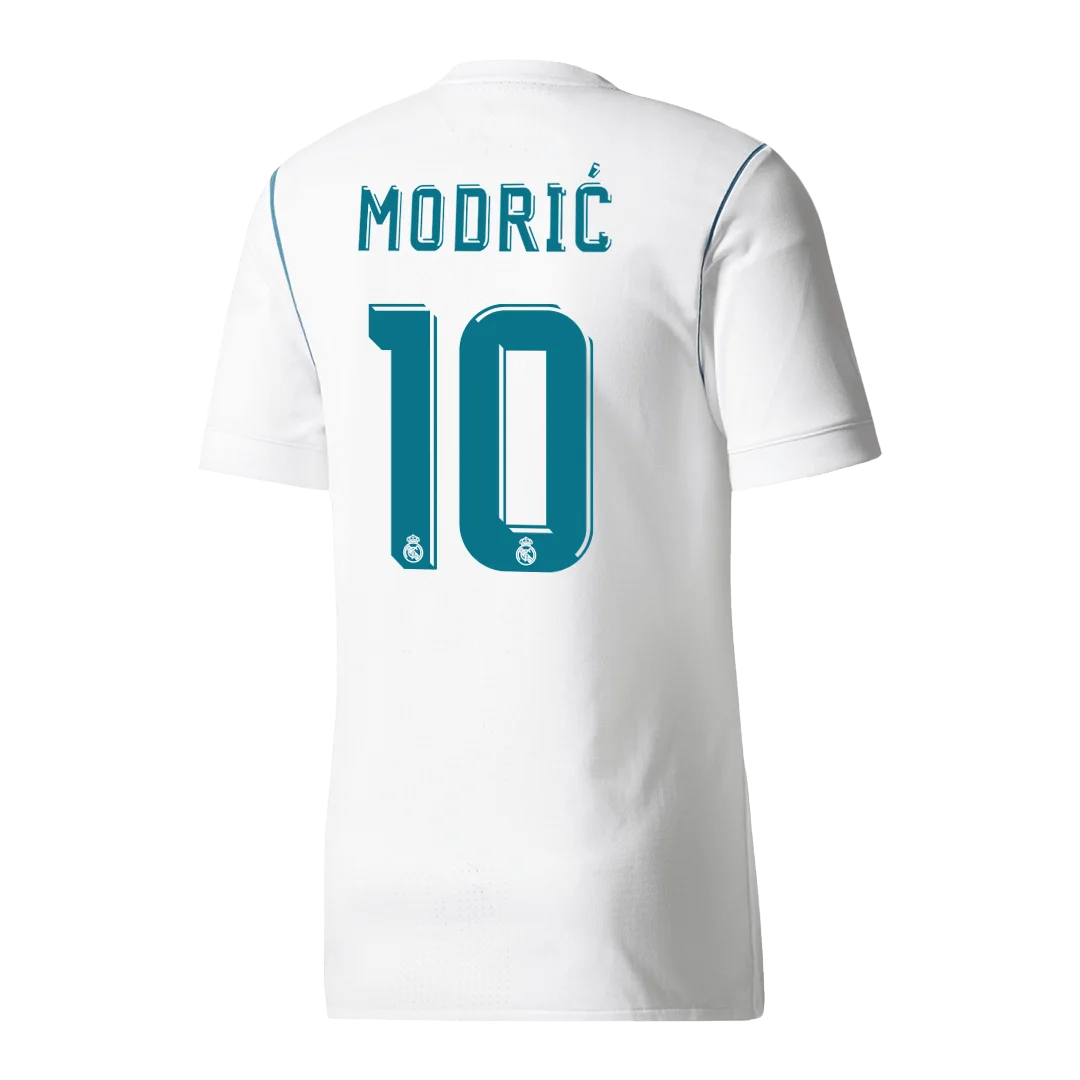 Retro Soccer Jersey MODRIĆ #10 Real Madrid Home 2017/18
