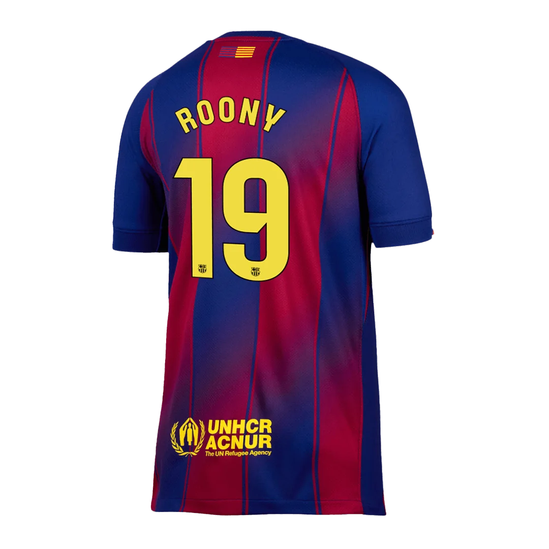 ROONY #19 Barcelona Home Soccer Jersey 2025/26
