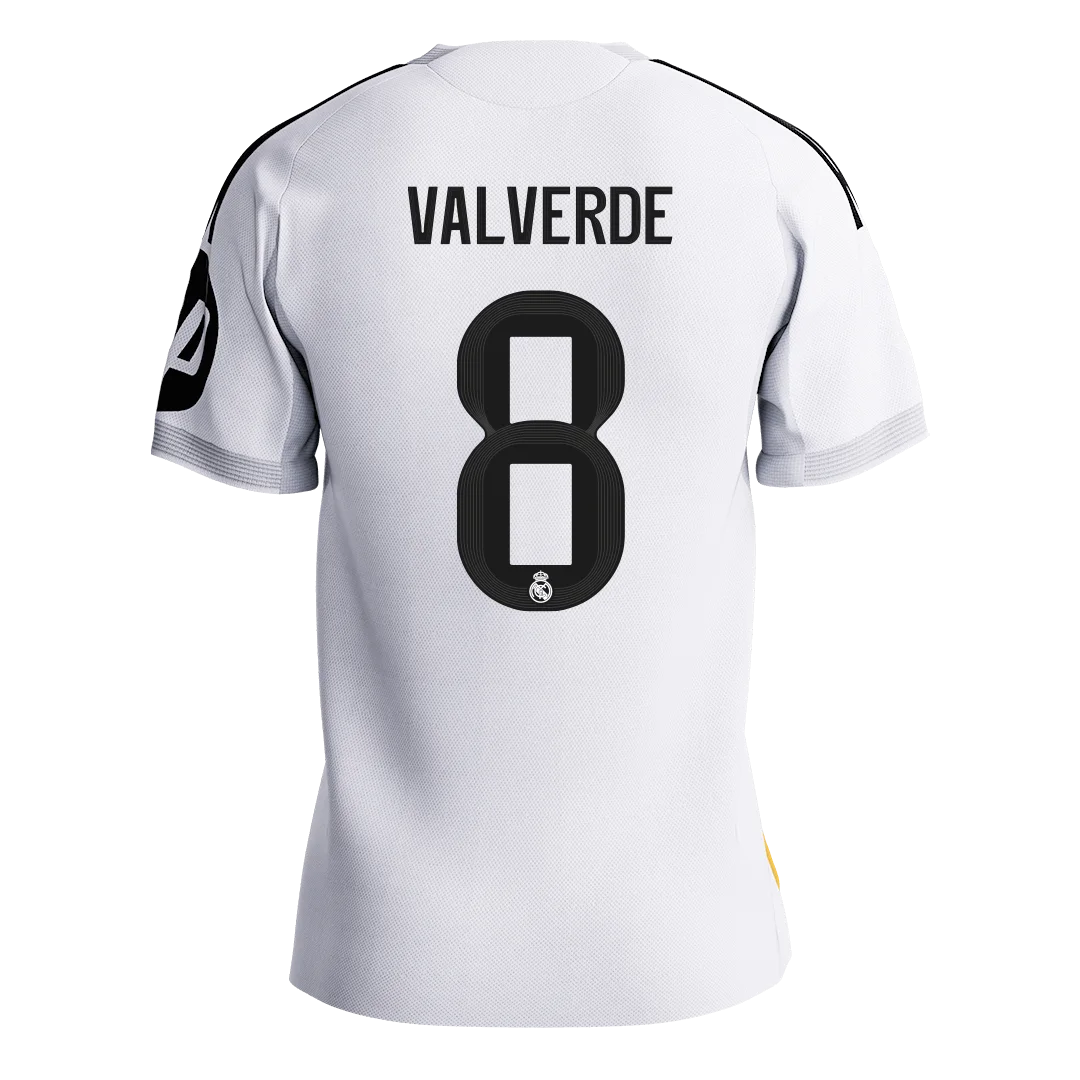 VALVERDE #8 Real Madrid Home Player Version Jersey 2025/26