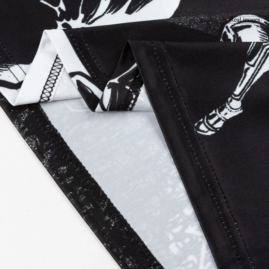 Real Madrid X Marvel Long Sleeve Jersey 25/26 Black&White