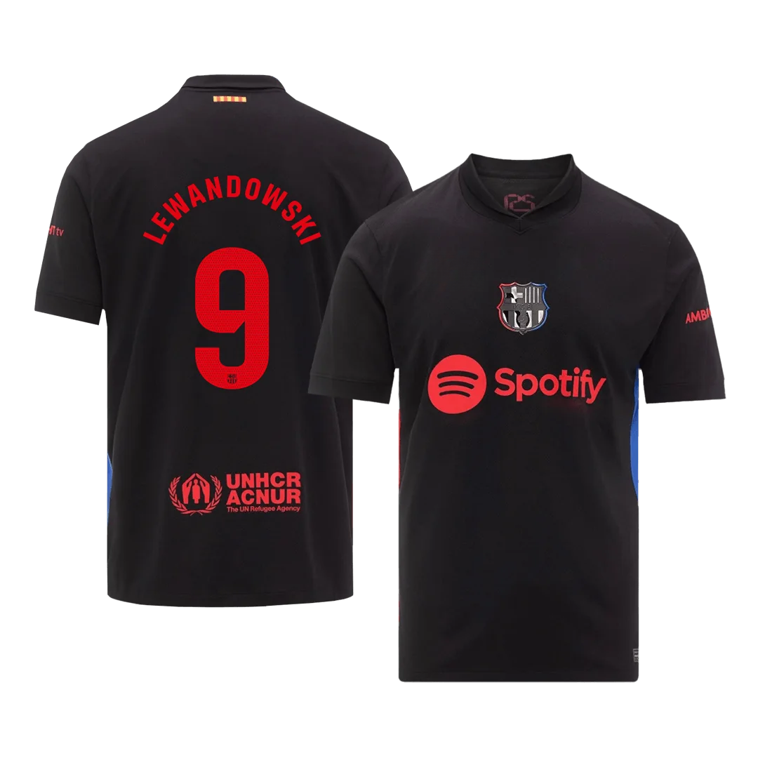 LEWANDOWSKI #9 Barcelona Away Soccer Jersey