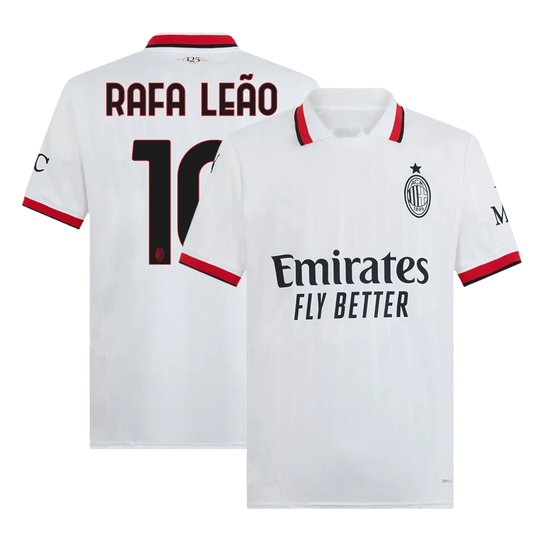 RAFA LEÃO #10 AC Milan Away Soccer Jersey