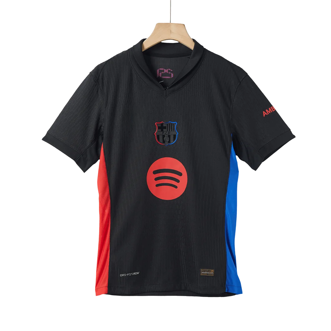 Barcelona Away Player Version Jersey – Spotify Logo Without Text