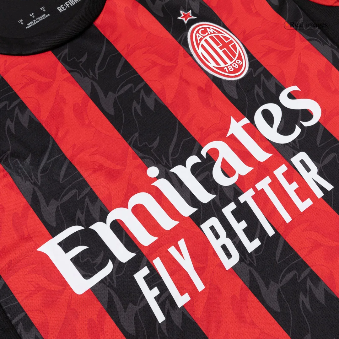 AC Milan Home Long Sleeve Jersey 2025/26