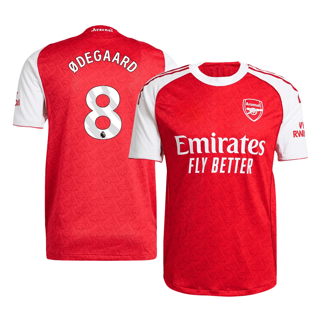 ØDEGAARD #8 Arsenal Home Player Version Jersey 2025/26