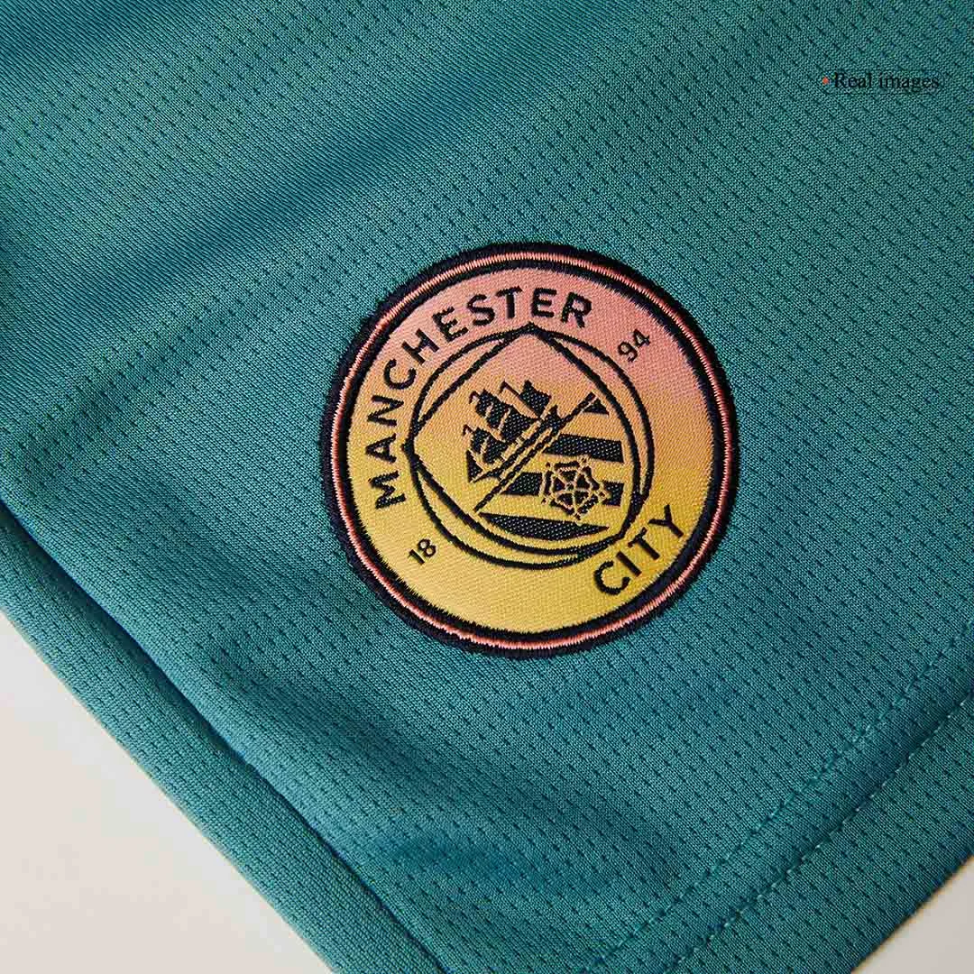 Manchester City Fourth Away Soccer Shorts