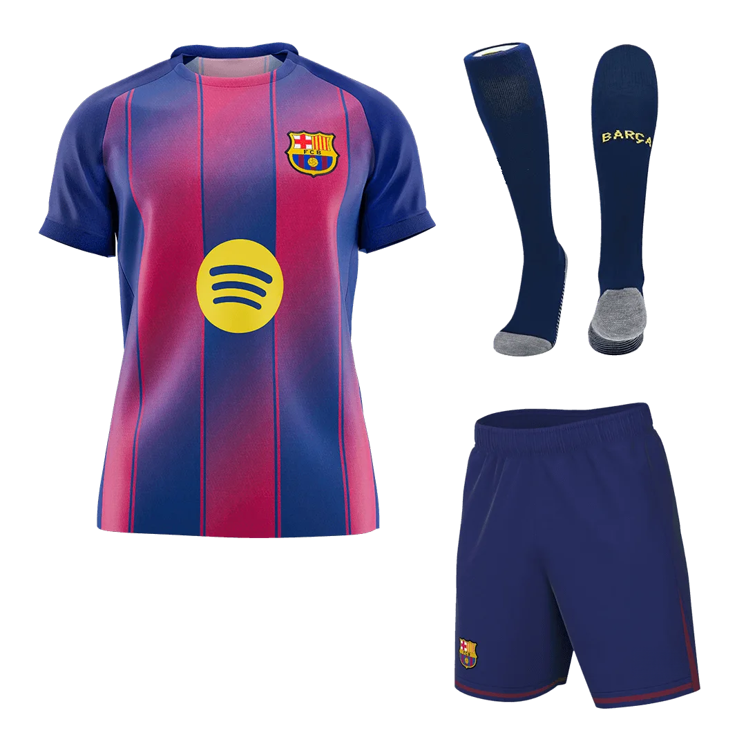 Barcelona Home Jerseys Full Kit 2025/26