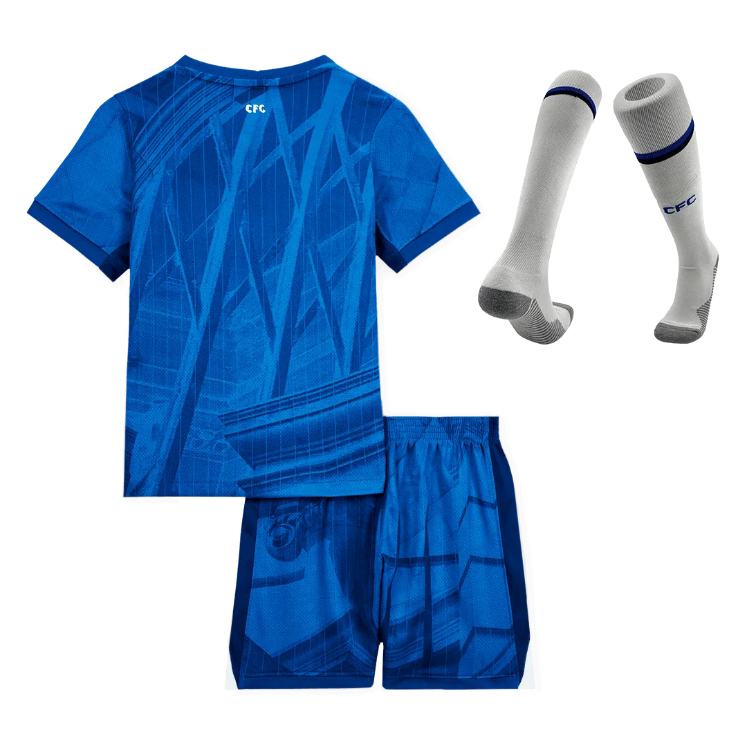 Chelsea Home Kids Soccer Jerseys Full Kit 2025/26