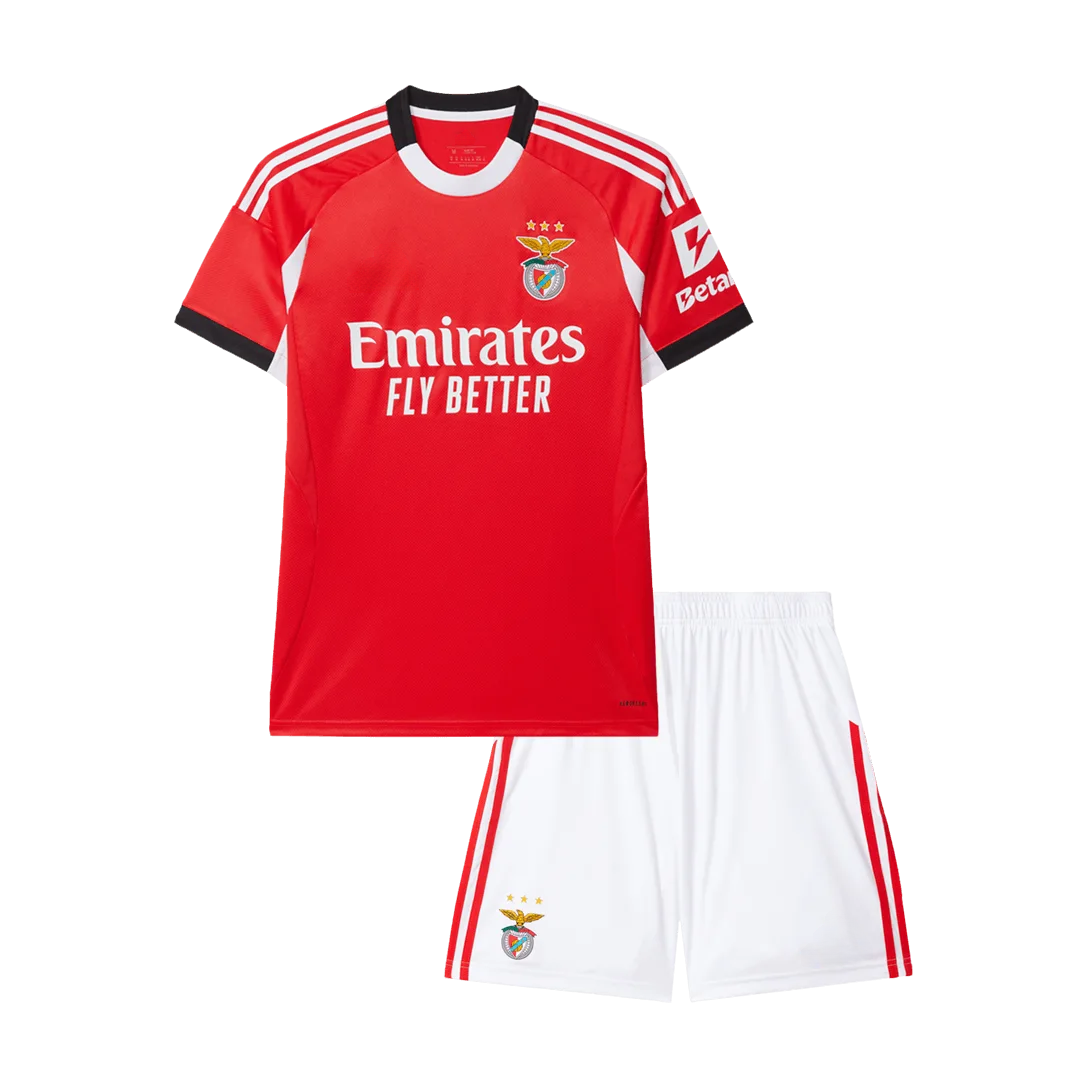 Benfica Home Kids Soccer Jerseys Kit 2025/26