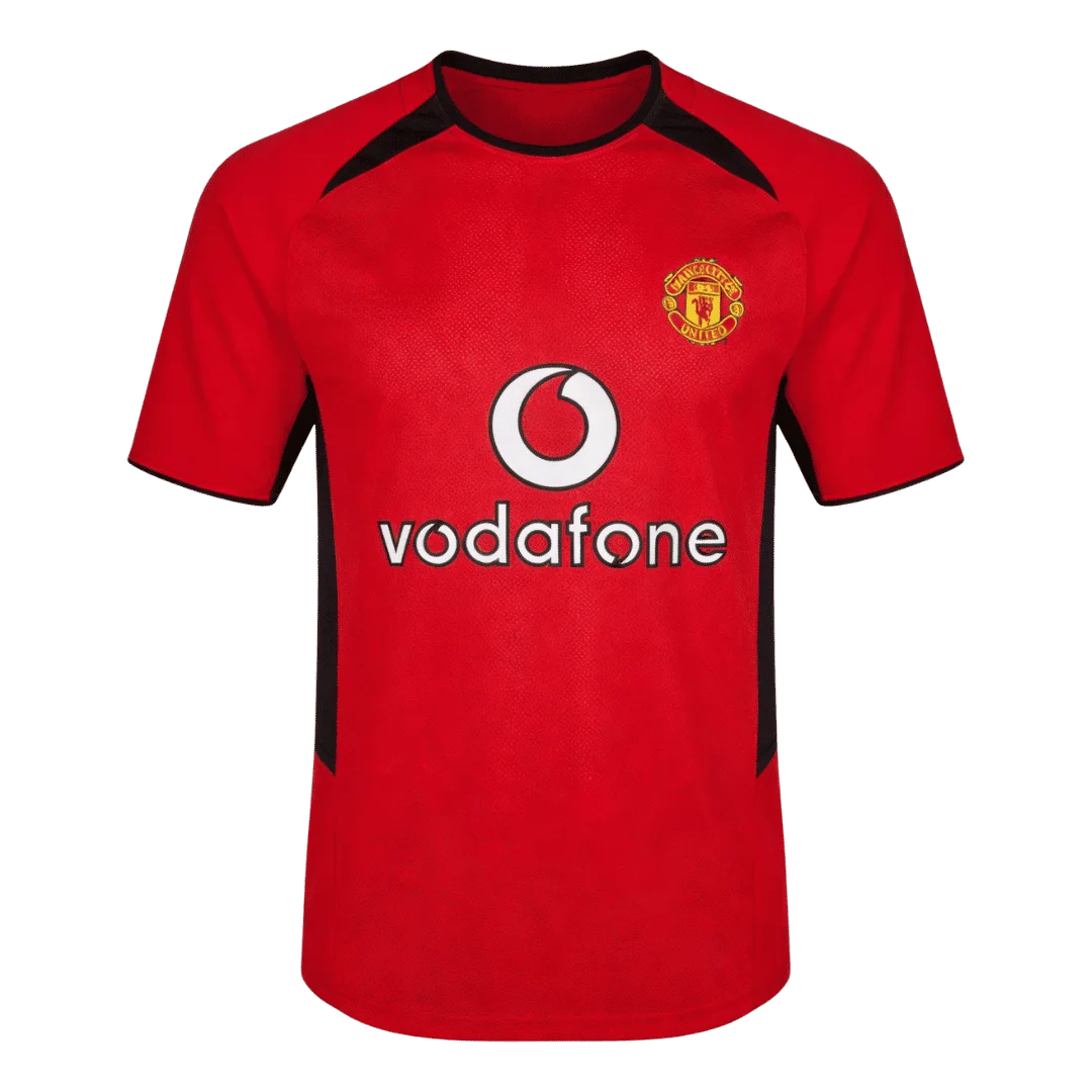 Retro Soccer Jersey Manchester United Home 2002/04