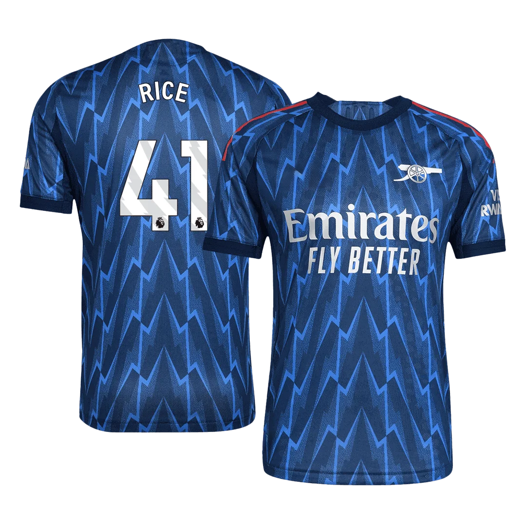 RICE #41 Arsenal Away Player Version Jersey 2025/26