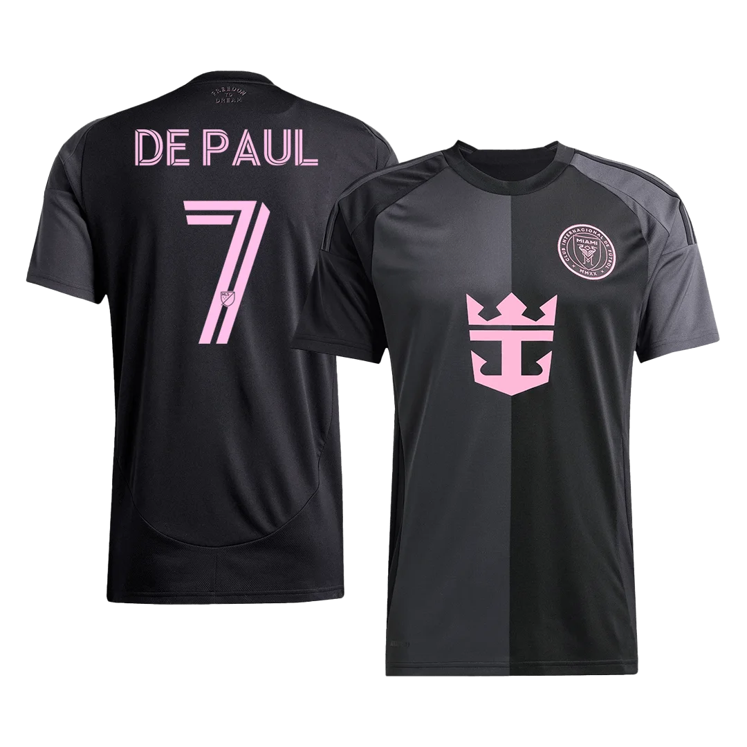 DE PAUL #7 Inter Miami CF Away Soccer Jersey 2025