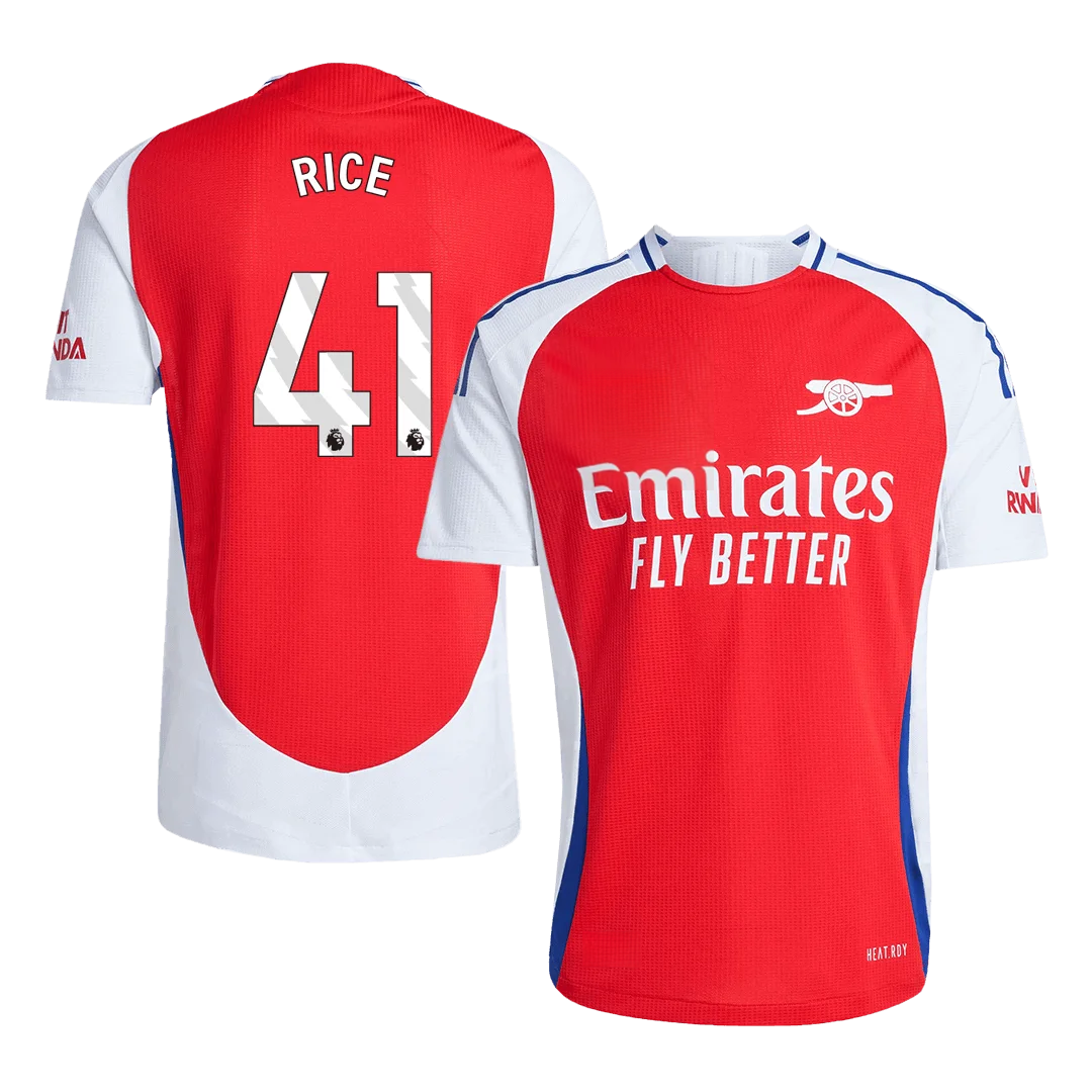RICE #41 Arsenal Home Player Version Jersey