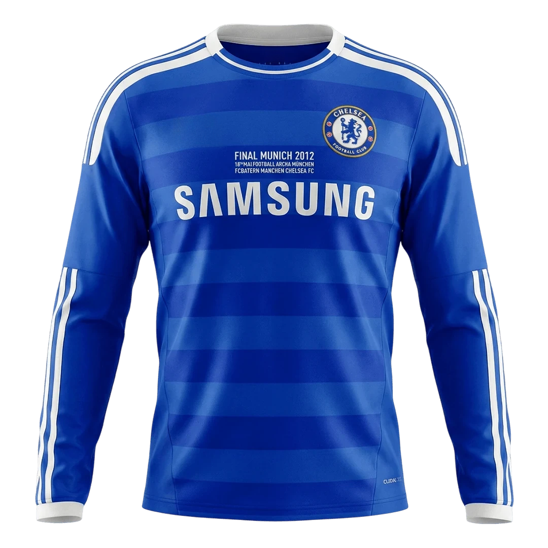 Retro Soccer Jersey Chelsea Home Long Sleeve 2011/12
