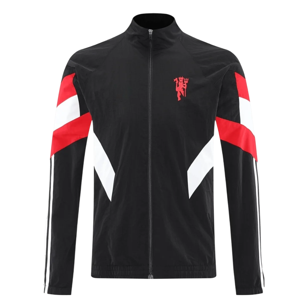 Manchester United Windbreaker Jacket 2025/26 - Black