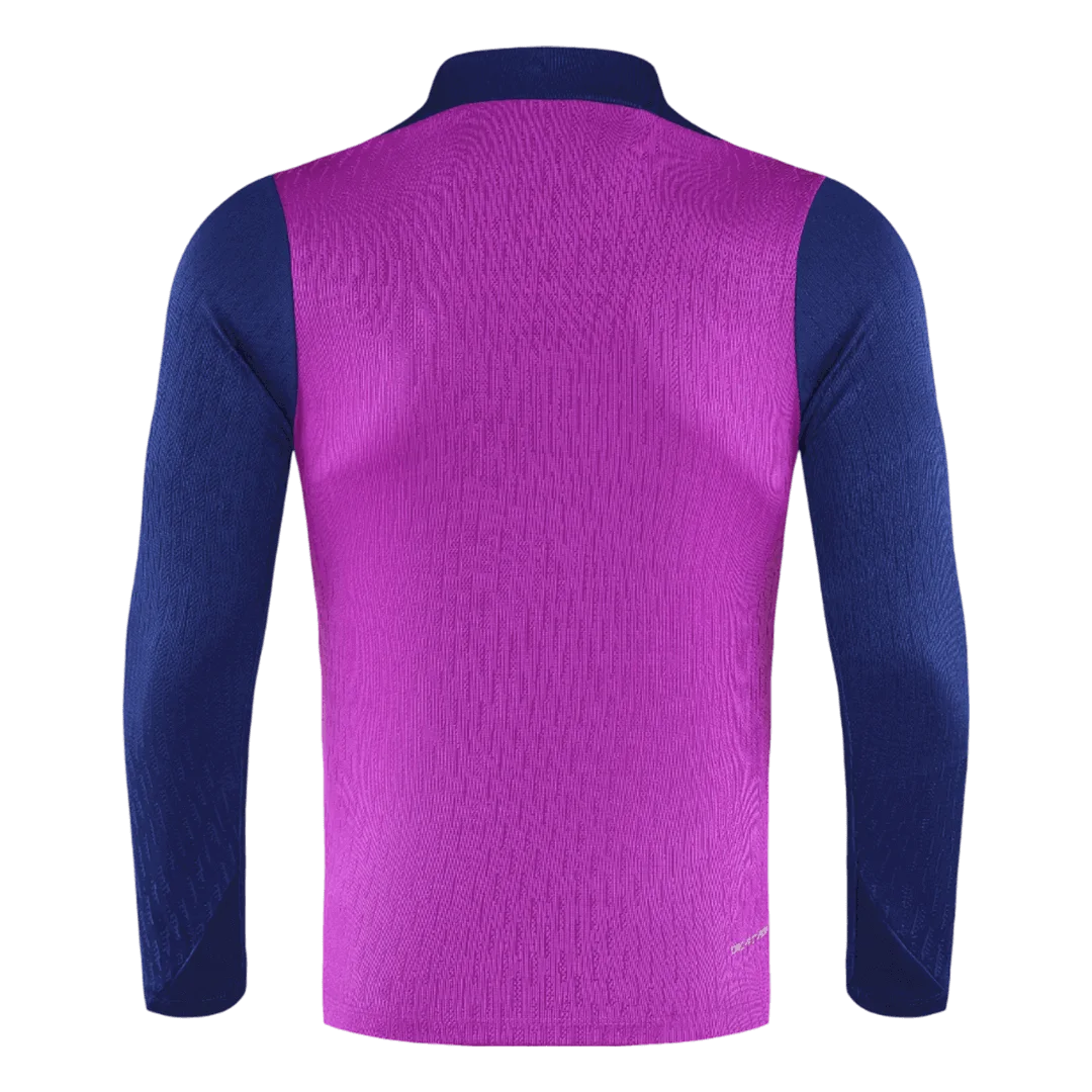 Barcelona 1/4 Zip Tracksuit 2025/26 Purple