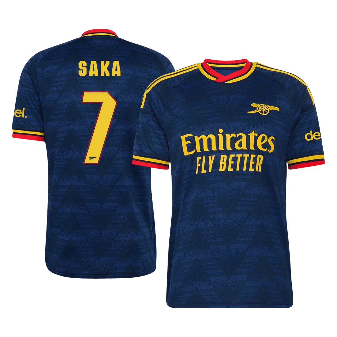 SAKA #7 Arsenal Away Soccer Jersey 2026/27 -UCL