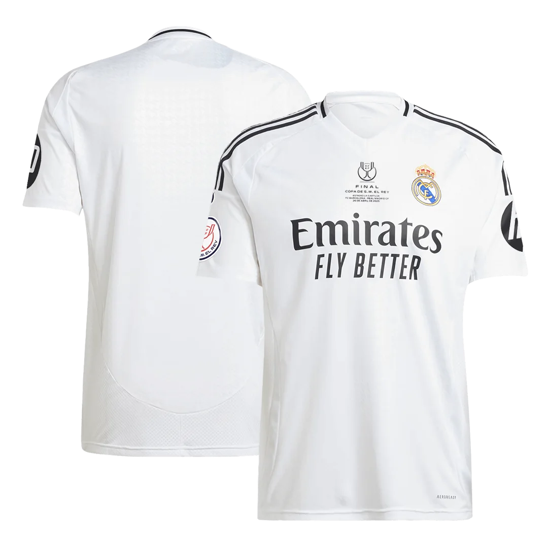 Real Madrid Home Soccer Jersey – Copa del Rey Final