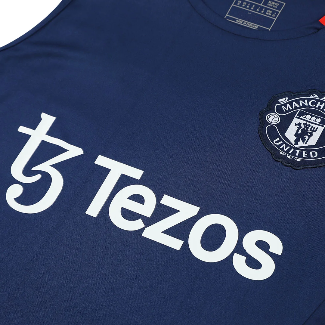 Manchester United Pre-Match Sleeveless Top Navy