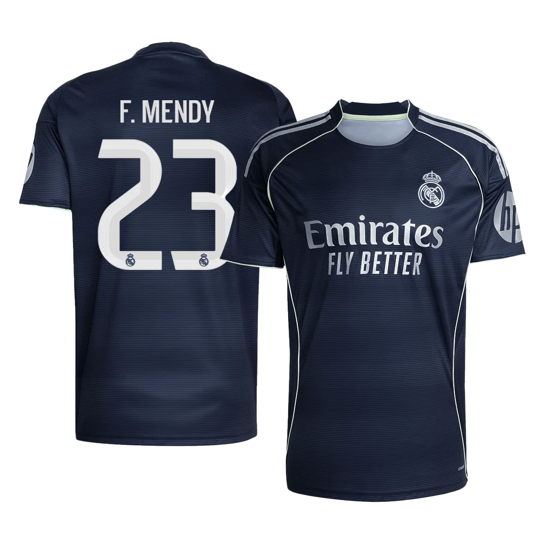 F.MENDY #23 Real Madrid Away Soccer Jersey 2025/26