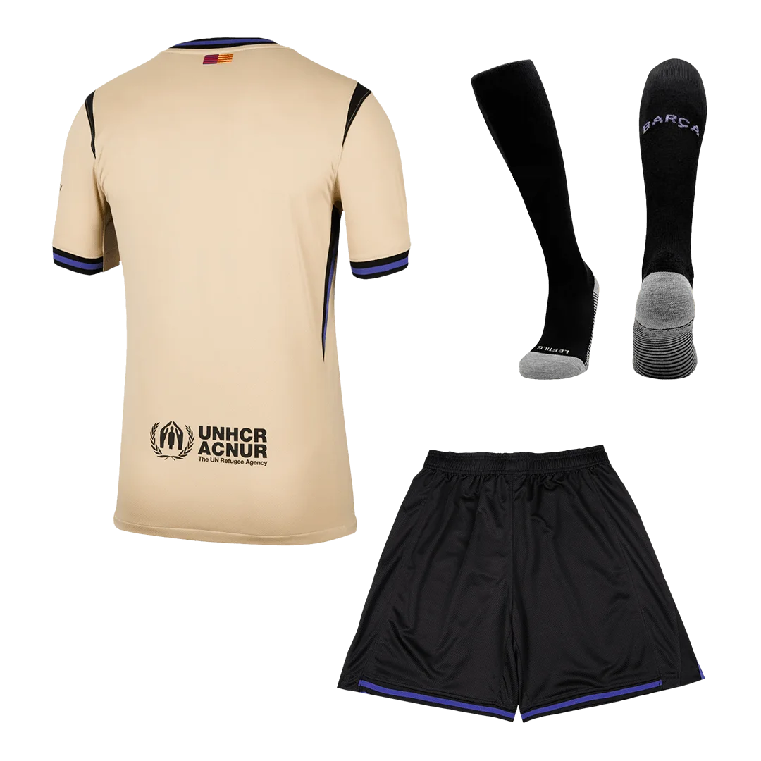 Barcelona Away Jerseys Full Kit 2025/26