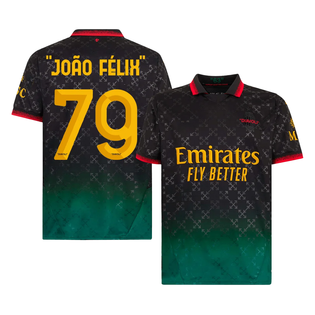 "JOÃO FÉLIX" #79 AC Milan Fourth Away Soccer Jersey