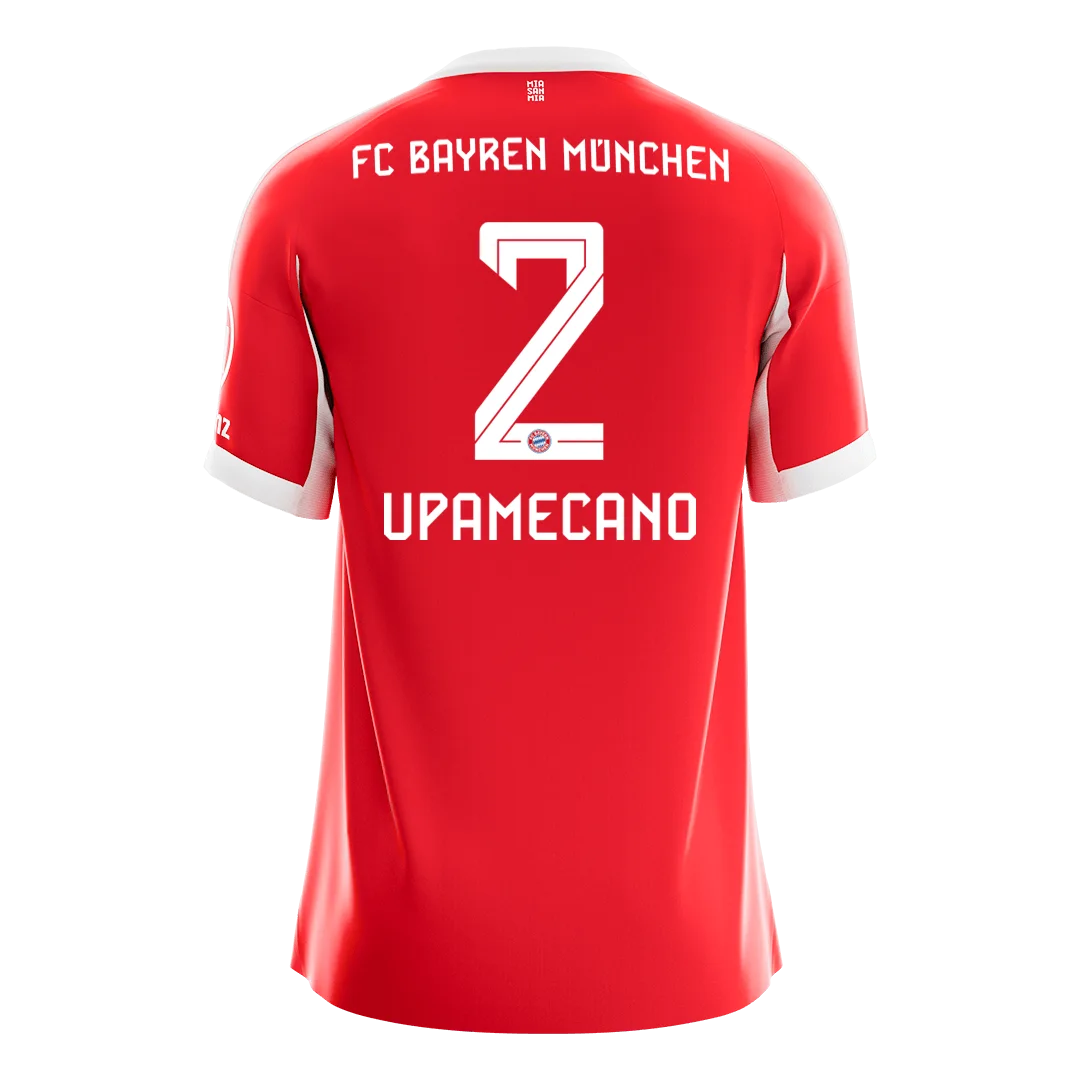 UPAMECANO #2 Bayern Munich Home Soccer Jersey 2025/26