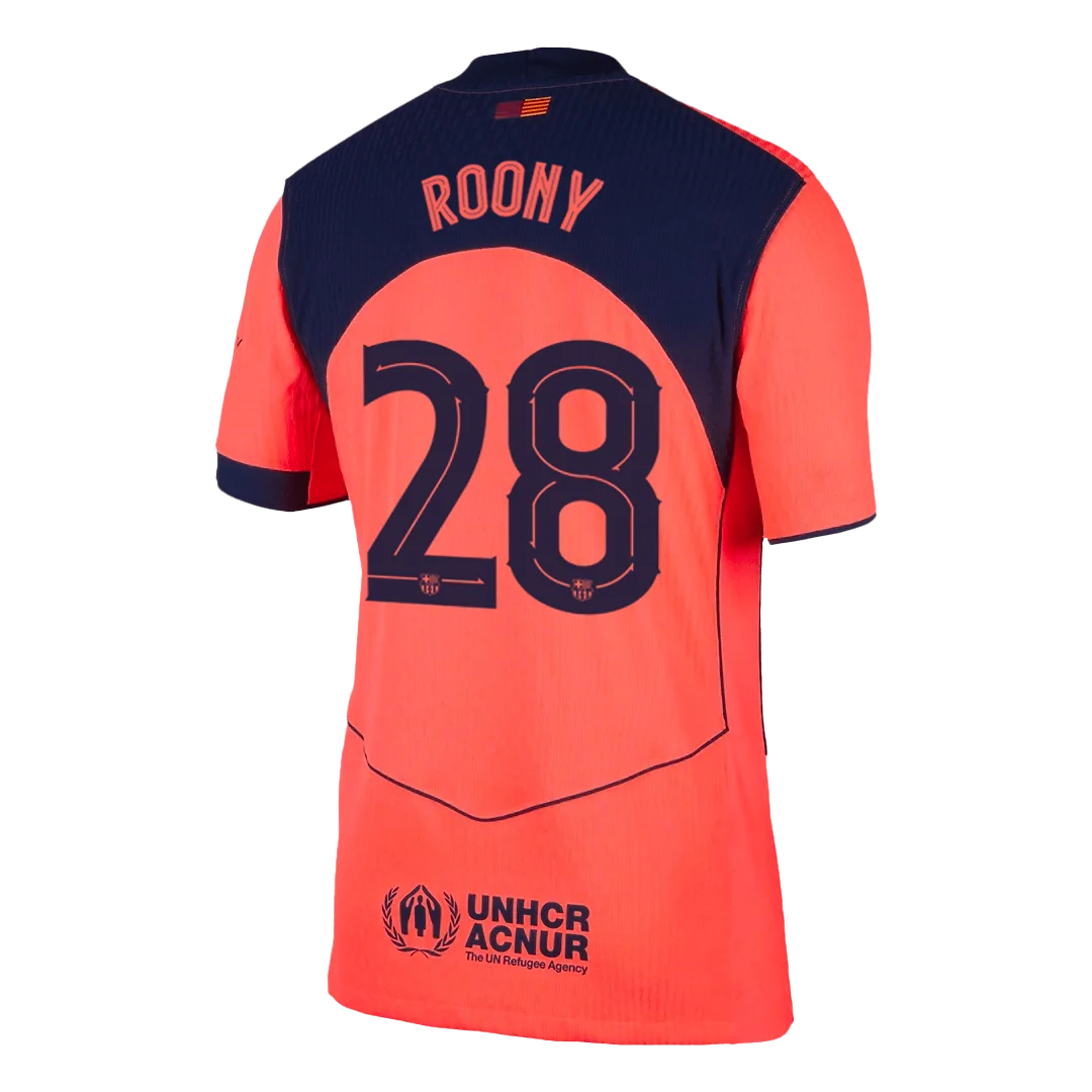 ROONY #28 Barcelona Third Away Player Version Jersey 2025/26