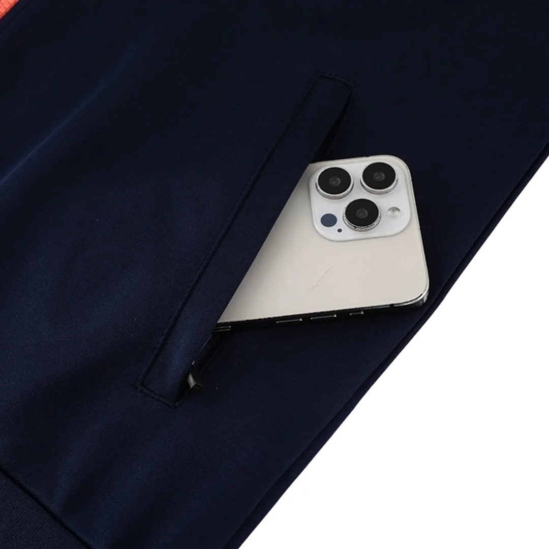 Barcelona Track Jacket 2025/26 – Navy&Orange