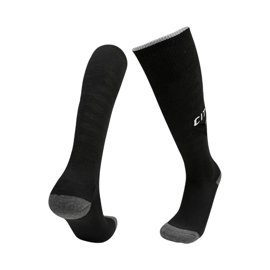 Manchester City Away Soccer Socks 2025/26 Kids