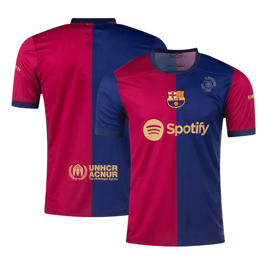 Barcelona Home Soccer Jersey -125th Anniversary