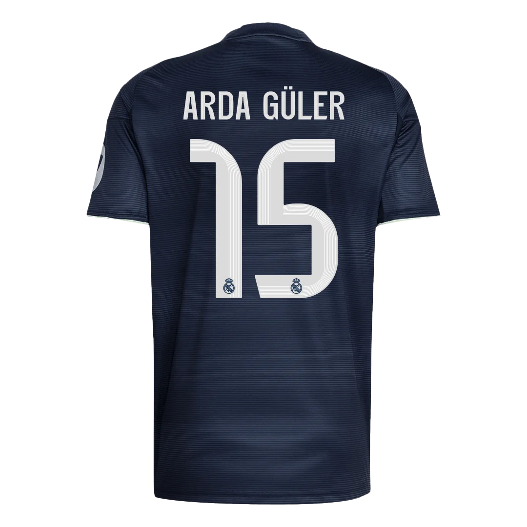 ARDA GÜLER #15 Real Madrid Away Soccer Jersey 2025/26