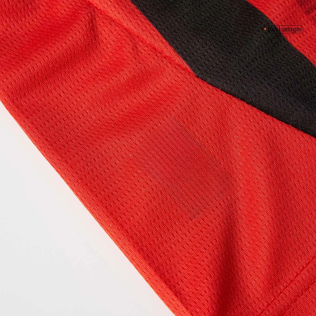 AC Milan Home Long Sleeve Soccer Jersey